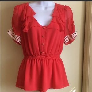 Odille Blouse with ruffles